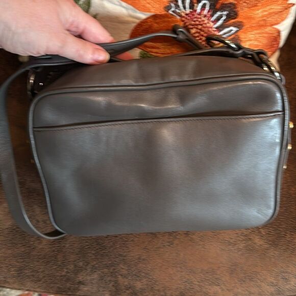 REBECCA MINKOFF CROSSBODY LEATHER JETTâBOXY BAG STUDS CARGO RINGS CLASPS NWOT - Picture 10 of 17